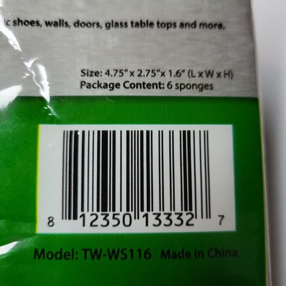 New Turtle Wax Miracle Cleaning 6 Count Quality Sponges For Tough Stains 2 Pack - Picture 5 of 5